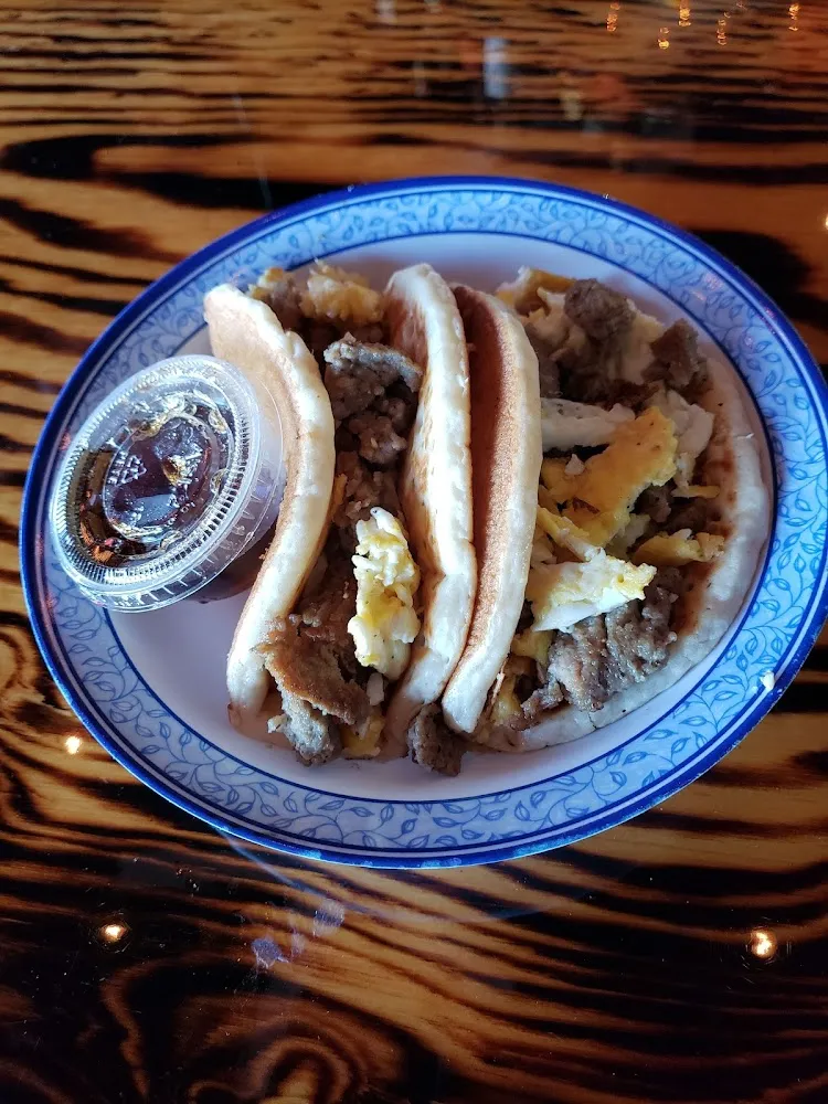 Pancake Breakfast Taco Special